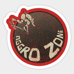 Aggro Zone 1983 Sticker